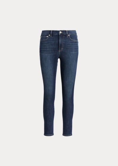 Jeans Ralph Lauren Mujer Azules Azules - Regal Skinny Ankle - JIQFK5204